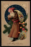 Weihnachtsmann verliert mehrere Spielsac