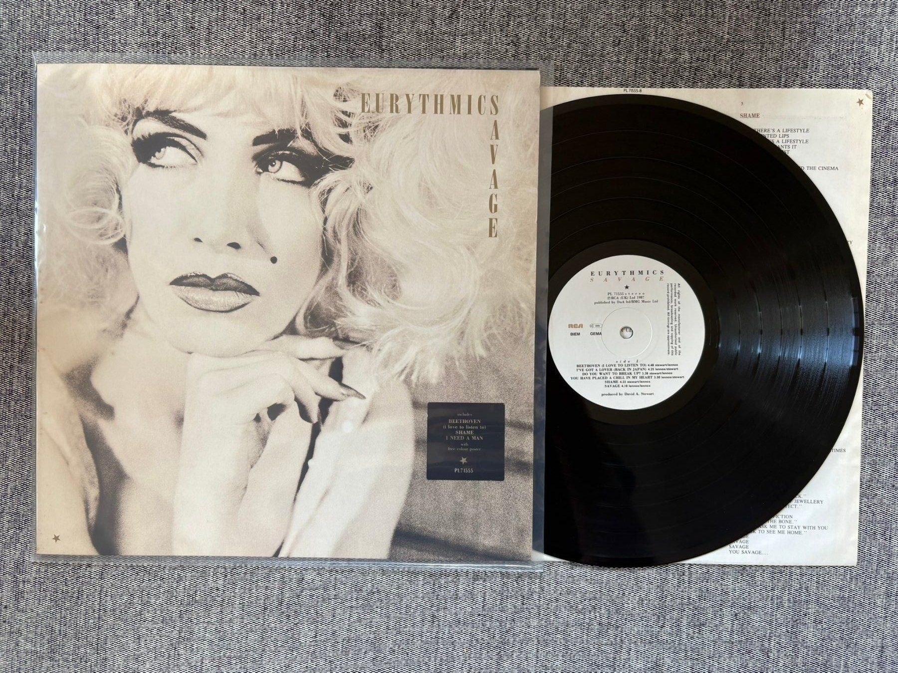 Vinyles: Eurythmics - Savage - 1987 - RCA – D'occasion à Zofingen par Bigron