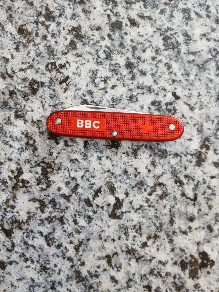 Victorinox Coltelli tascabile: Victorinox Taschenmesser BBC Logo – Usato da Olsberg venduto da cool4u