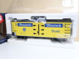 Liliput/Spur G Güterwagen Basel Warteck - 4 x Metallachsen