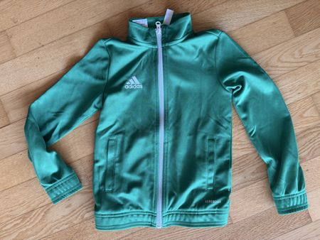 Kinder Jacke Adidas Grösse 128 grün top Zustand