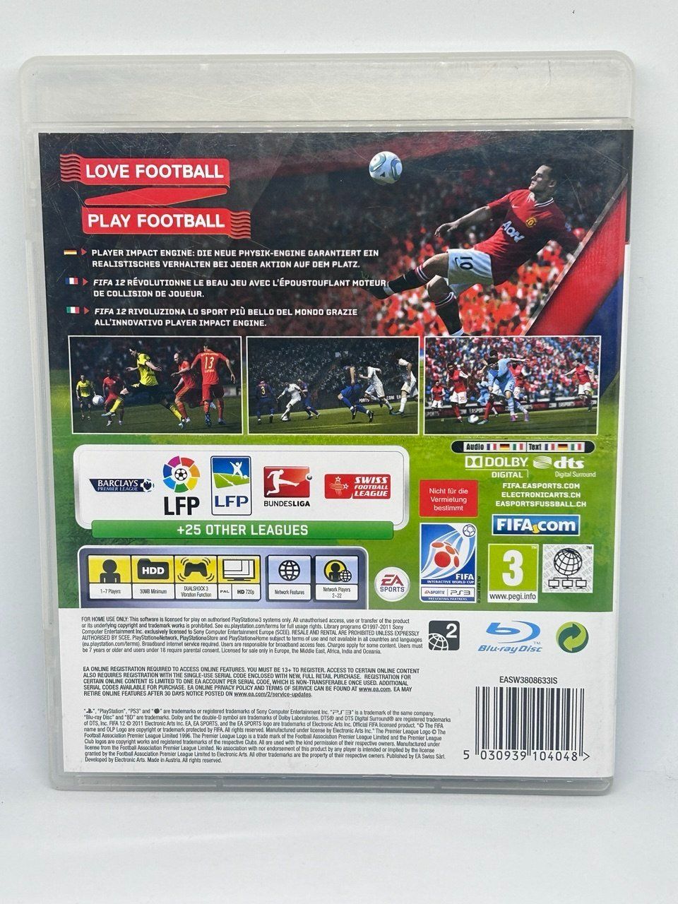 Giochi: FIFA 12 per PlayStation 3 (PS3) – Usato da Giubiasco venduto da LorisVale 1