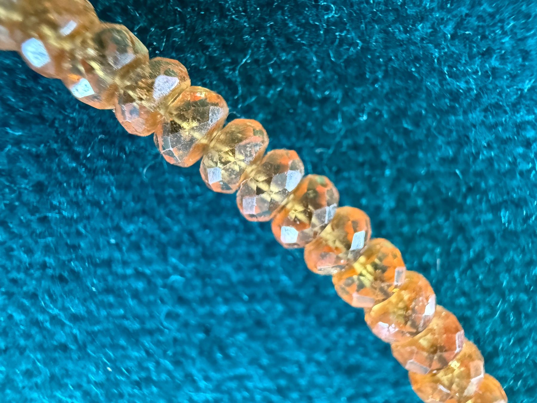 Catenine: Collier mit Mandaringranat und Goldschliesse – Usato da Buchs SG venduto da Laurenzia2 4
