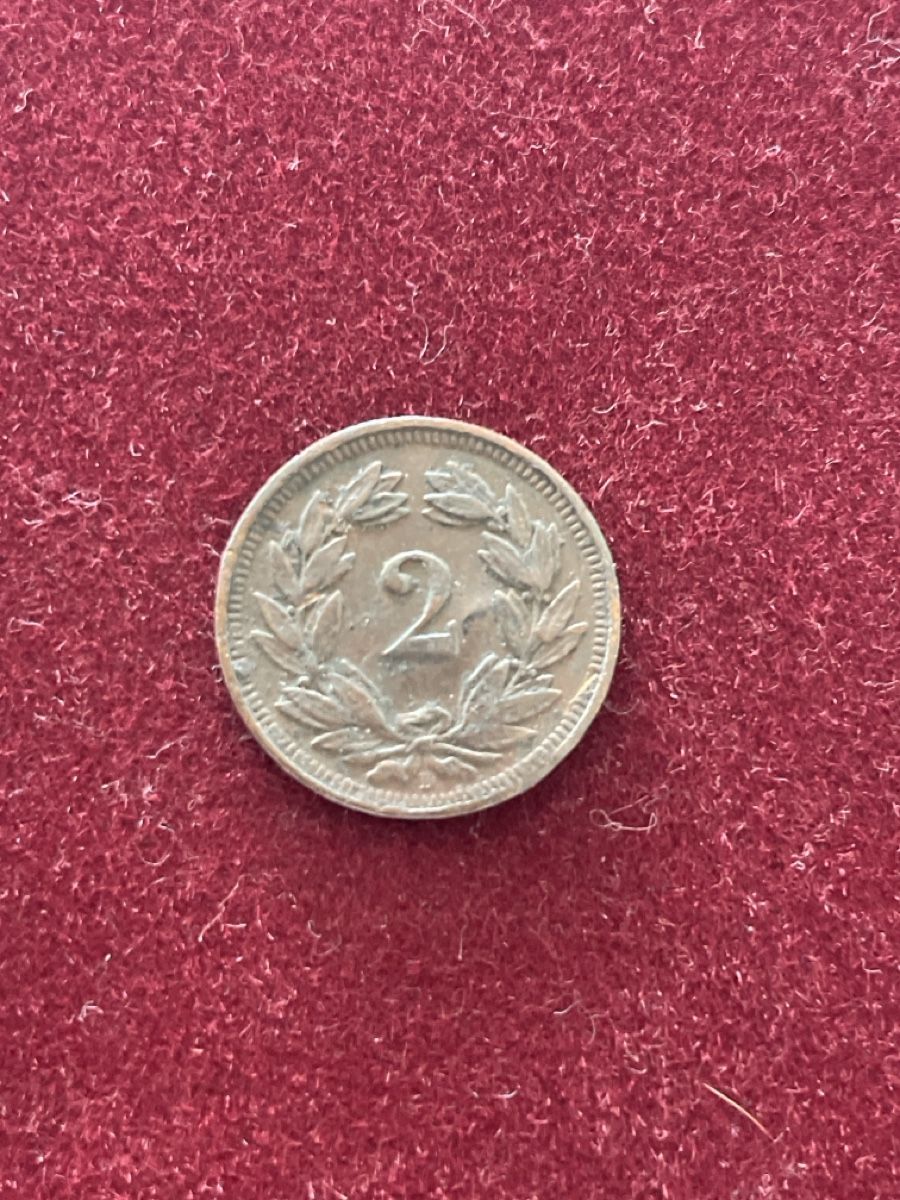 Tutti le monete: 2 Rappen 1902 B Schweiz – Usato da Basel venduto da Design-und-Allerlei 1