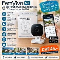 📹 FamViva M3 – 2K WiFi Sicherheitskamera