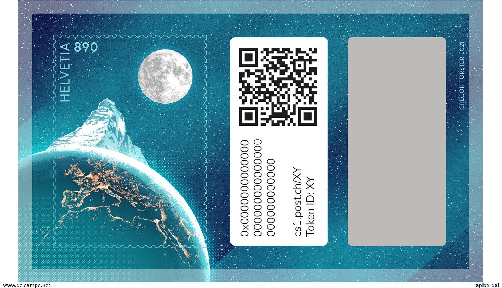Tutti i francobolli: Suisse switzerland - 2021 crypto2 token id : 4 - NFT Santis – Nuovo (secondo la descrizione) da Gland venduto da pas_wxw