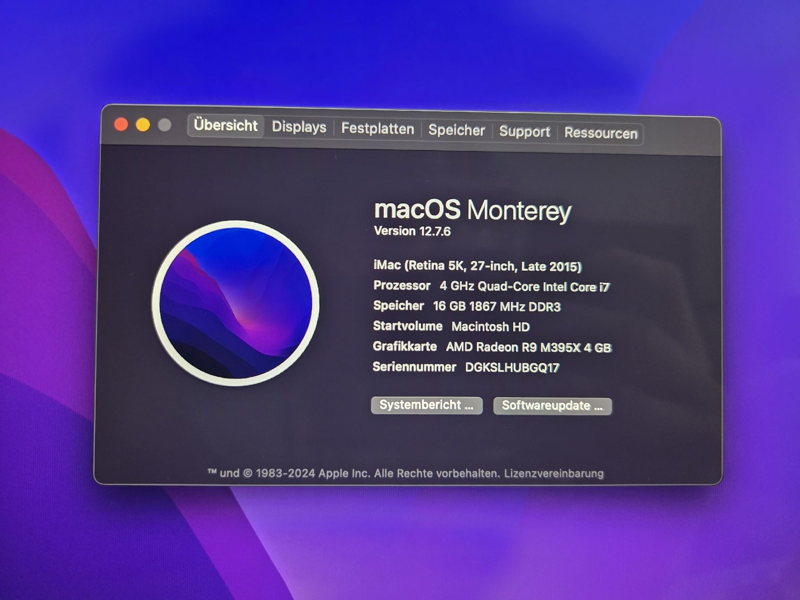 Apple PC: iMac Retina 5k, 27 inch, Late 2015 – Usato da Beckenried venduto da Tree_sells 2