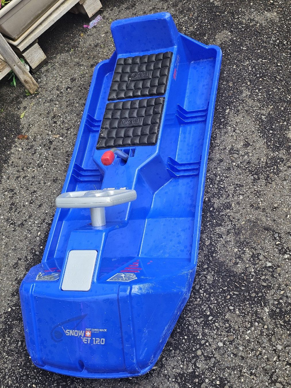 Slitta: Luge Snow Jet 120 bleue – Usato da Bulle venduto da Bflowx
