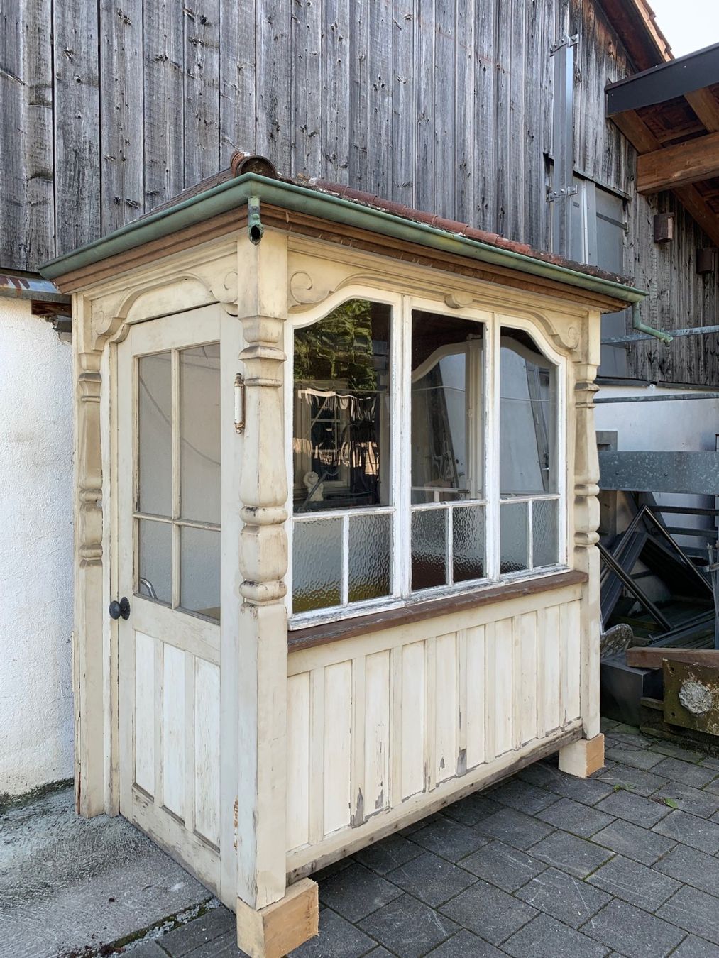 Casette da giardino & serre: Ganzer Windfang Gartenhäuschen Kabäuschen Unterstand 1890 – Usato da Wallisellen venduto da zappenduster