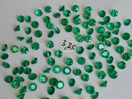 NEW PRICE / LOT de 1 CT EMERAUDES BRESILIENNES 3,5 mm