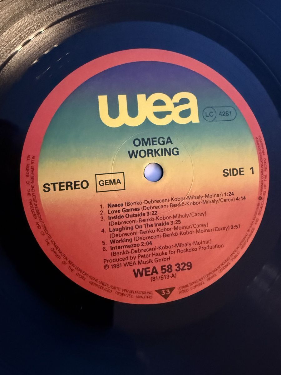 Dischi in vinile: Omega - Working (LP) - 1981 - Schallplatte – Usato da Goldach venduto da Donpancho 5