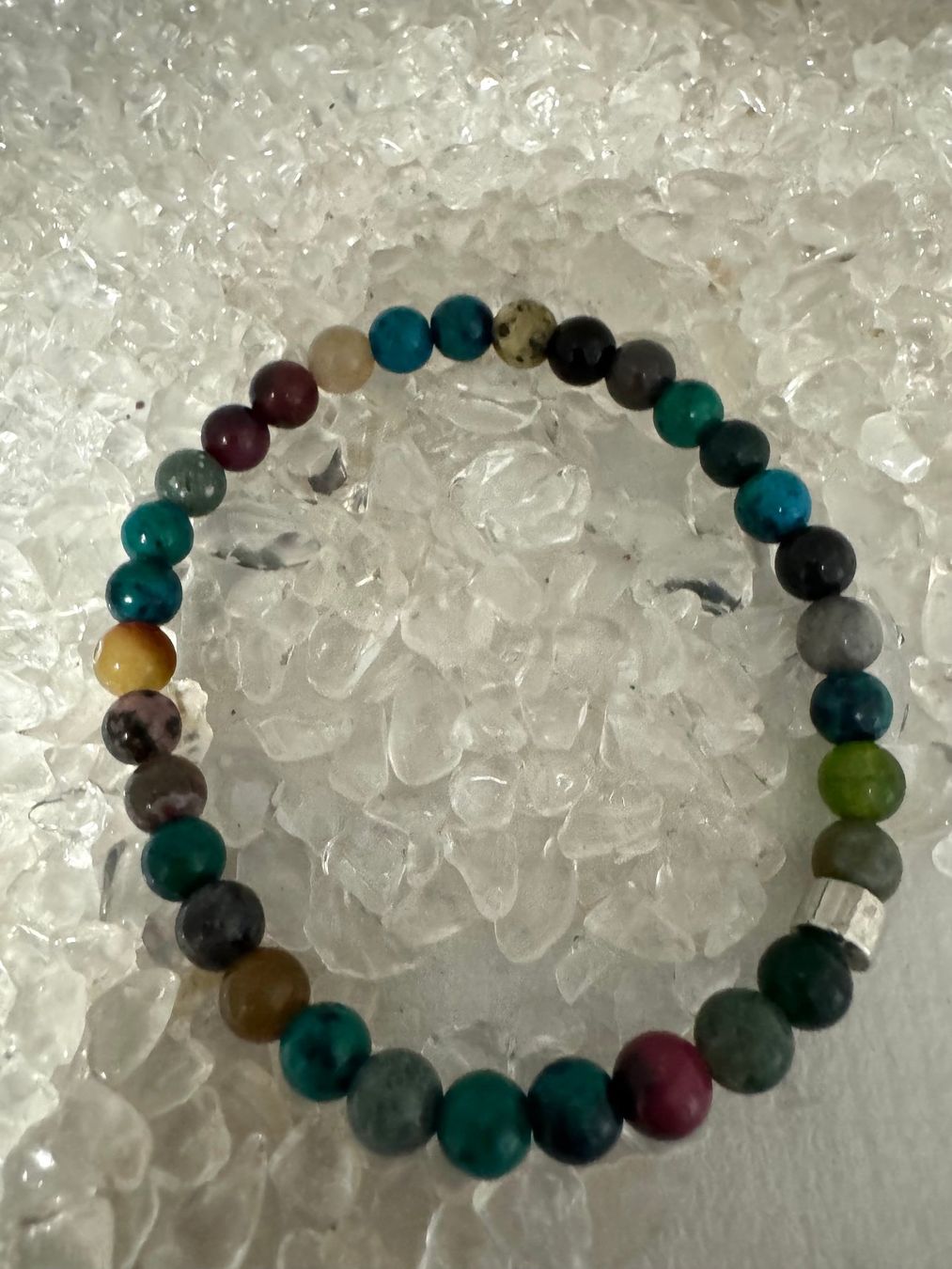 Bracciali & Braccialetti: Armband Jade, Chrysokoll, Achat. – Nuovo (secondo la descrizione) da Biberist venduto da tl-schmuck