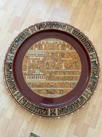 Grande vassoio - piatto in legno - decorativo - Ø 1 metro