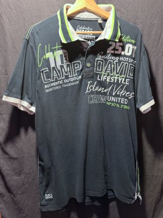 Camp David Poloshirt, Herren XXL, Top Zustand, Sommer