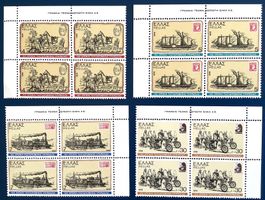 1978 Griechenland-100 Jahre Post Viererblock Satz ** 1308-11