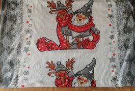 Weihnachtsbettwäsche, Zwerg und Rentier Motiv