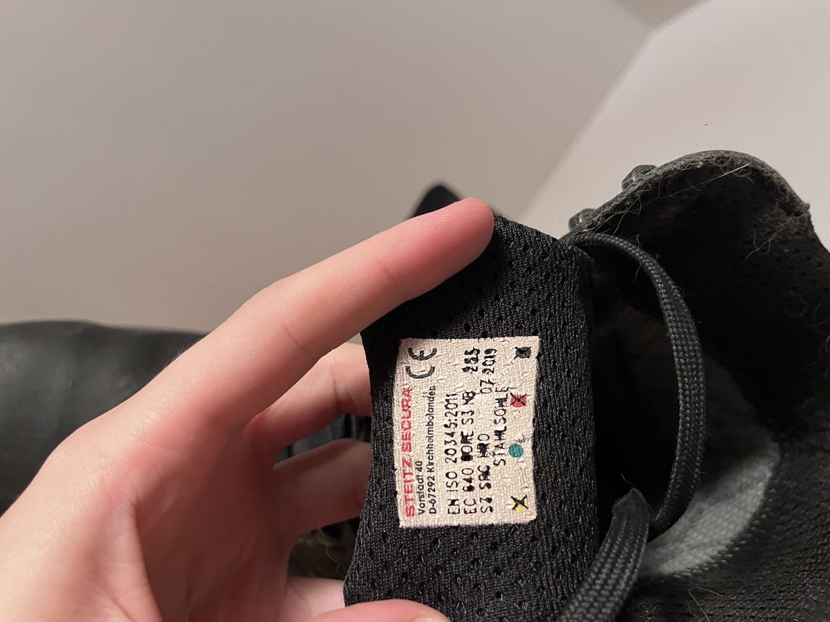 Herrenschuhe: Stahlkappem Stiefel Grösse 40 – Gebraucht aus Bern von bonjourpatricia 3
