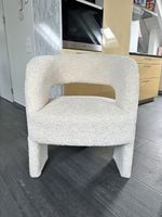 Sessel Bouclé Creme Breite 65cm guter Zustand