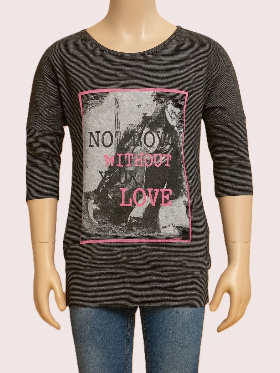 Maglioni & Felpe: 3/4-Armshirt mit Print, Gr. 146/152 – Nuovo (secondo la descrizione) da Basel venduto da Nofretete39