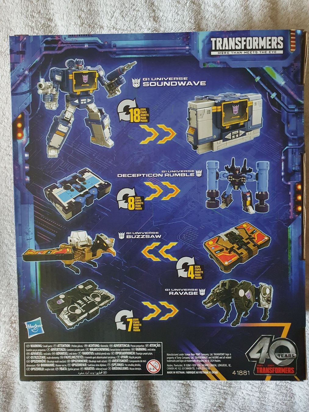 Hasbro Spielzeuge: Transformers Legacy Evolution Soundwave +3 Casettes – Neu und originalverpackt aus Bern von Fullthrottle 1