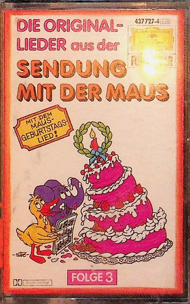 Musicassette: MC Original Lieder aus der Sendung mit der Maus Folge 3 – Usato da Reitnau venduto da Zaomir