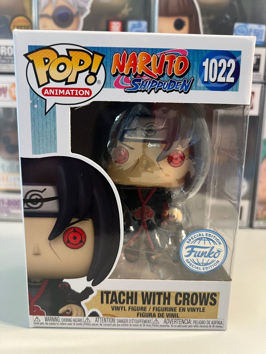 Funko Figuren: Funko POP! Animation Naruto Shippuden Itachi with Crows – Neu und originalverpackt aus Le Mouret von perfectbijou