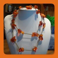 Ostsee Bernstein Schmuck Kette Collier