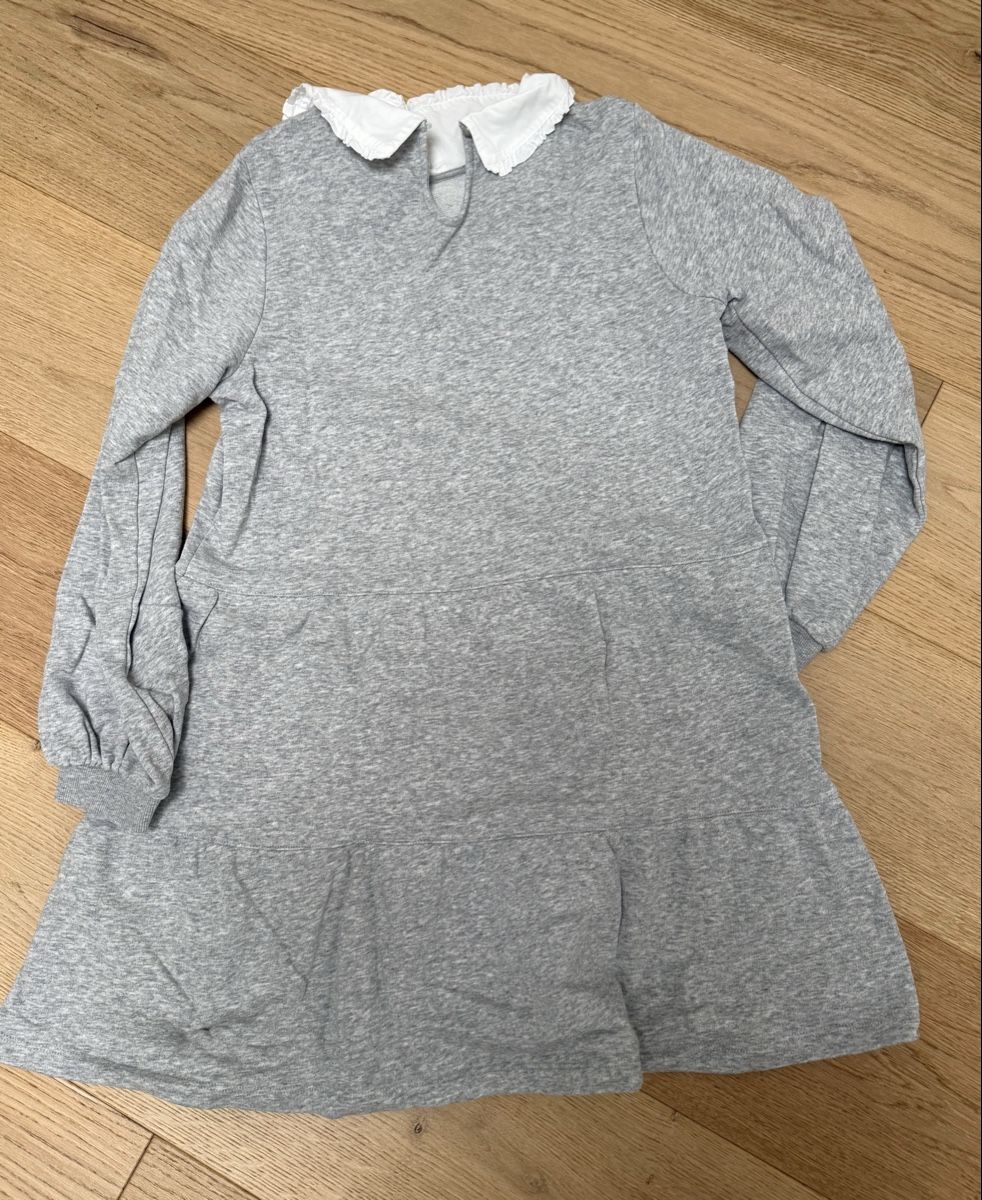 H&M Kleider: H&M Kleid, Gr. S, Grau mit Kragen  – Gebraucht aus Hergiswil NW von Labello01 3