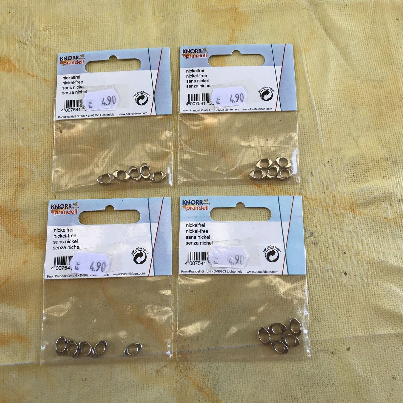 Kit bricolage: LOT METALL-ELEMENT OVAL 10X5MM JE 5STK. – Nuovo e nell'imballaggio originale da Ostermundigen venduto da wini63 1