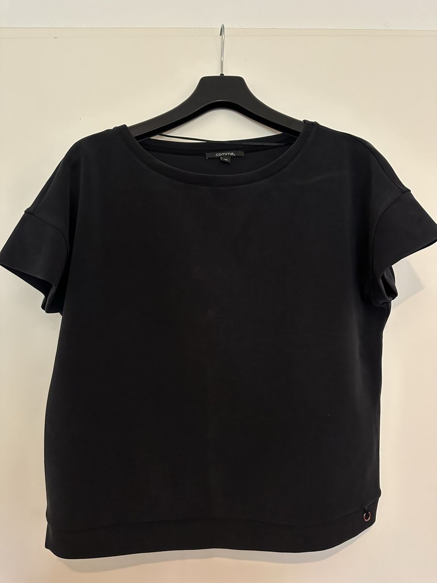 Comma T-shirt: Comma Shirt Schwarz Gr. 38 – Usato da Uster venduto da sus_s85n