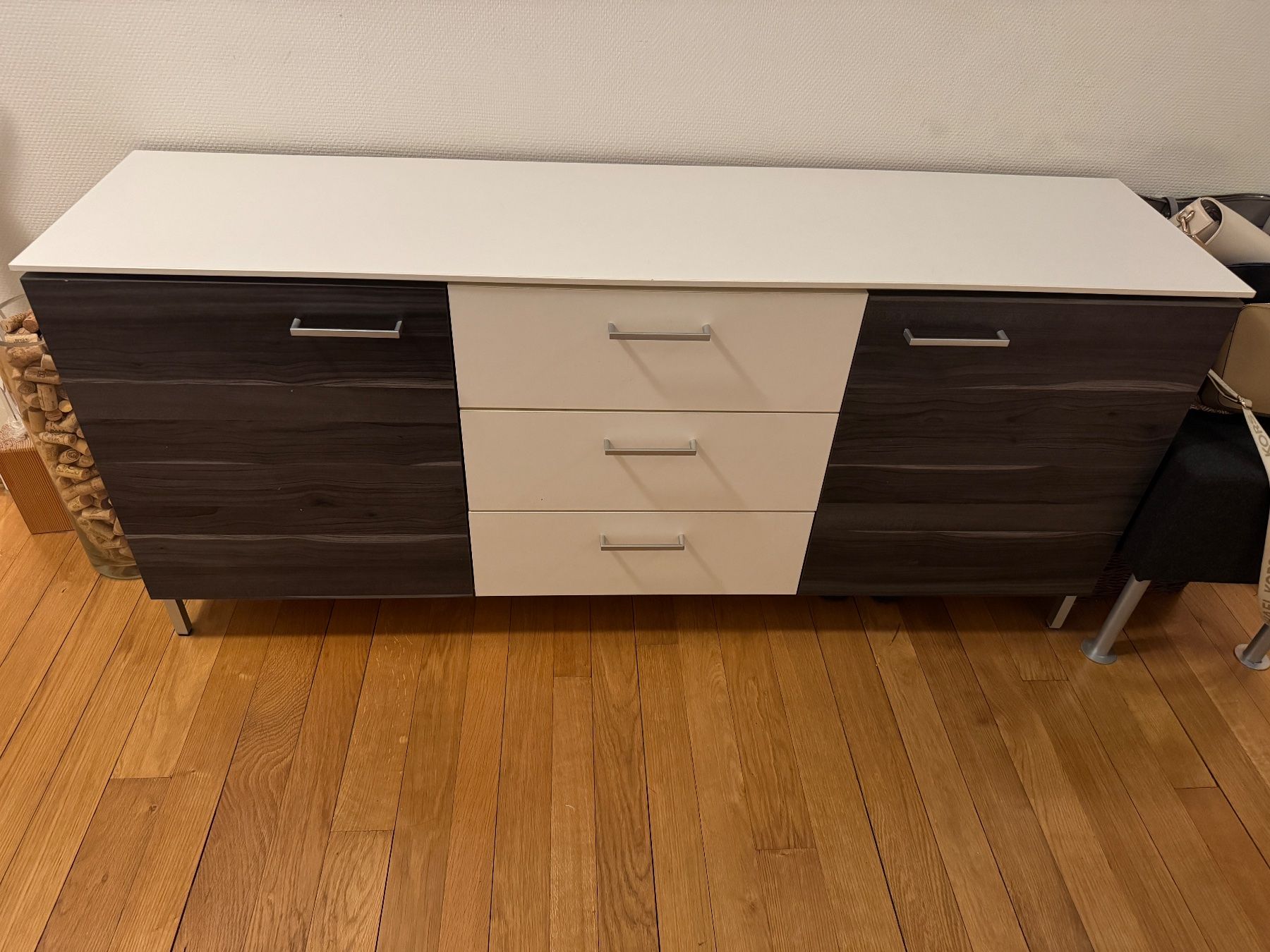 Cassettiere: Sideboard anthrazit/weiss – Usato da Luzern venduto da Banane1901 1