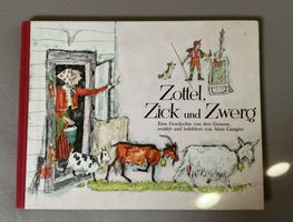 Bilderbuch „Zottel, Zick und Zwerg“ von Alois Carigiet 1981