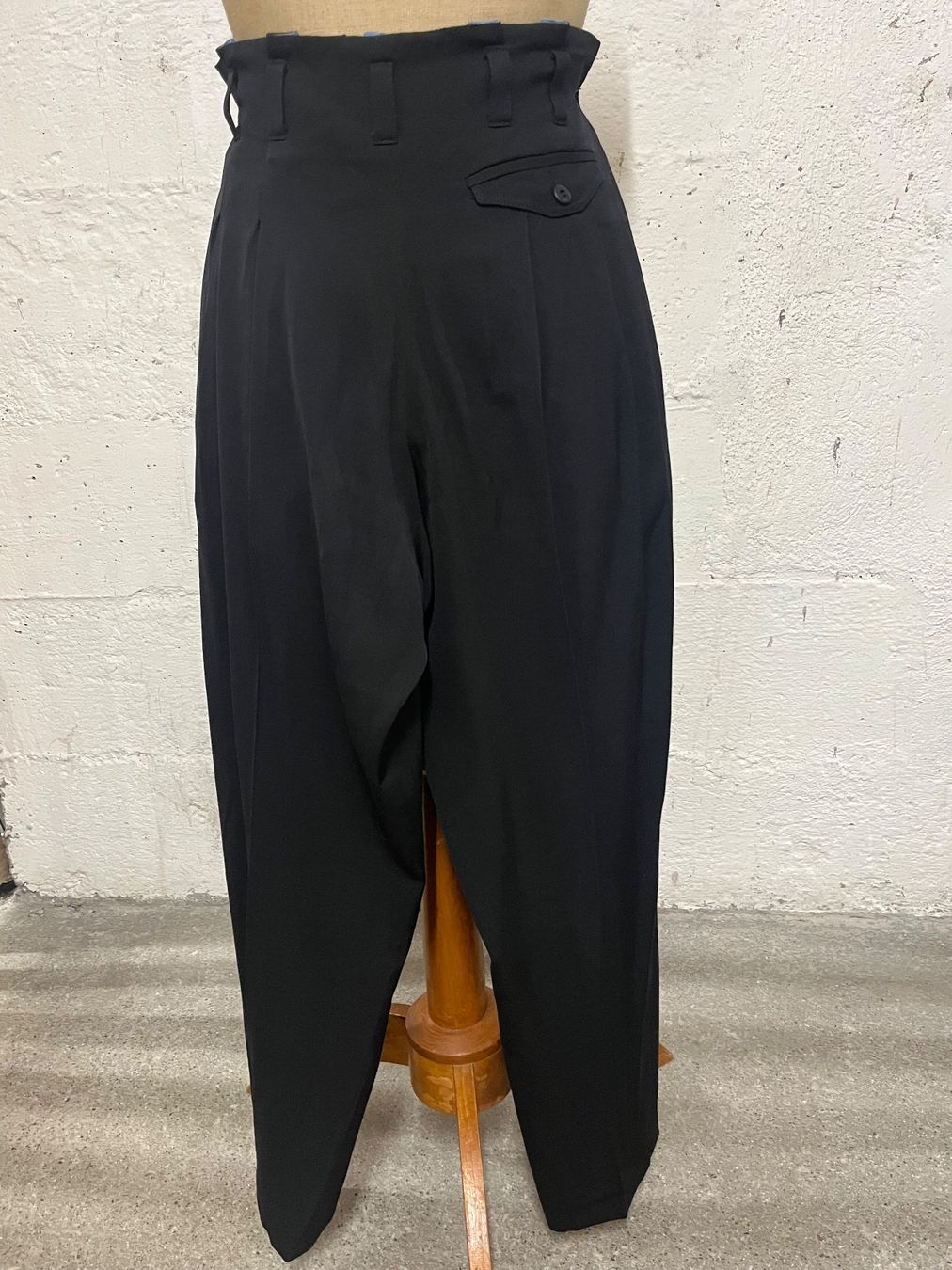 Pantaloni: Original Ernst Walder / Helveticum, schwarze Hose Gr.42 – Usato da Zürich venduto da reg_rf87 6