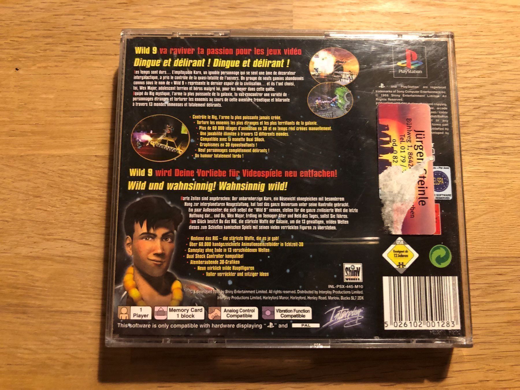 Sony Giochi: Wild 9 für PSX – Usato da Kestenholz venduto da Matti_09 1