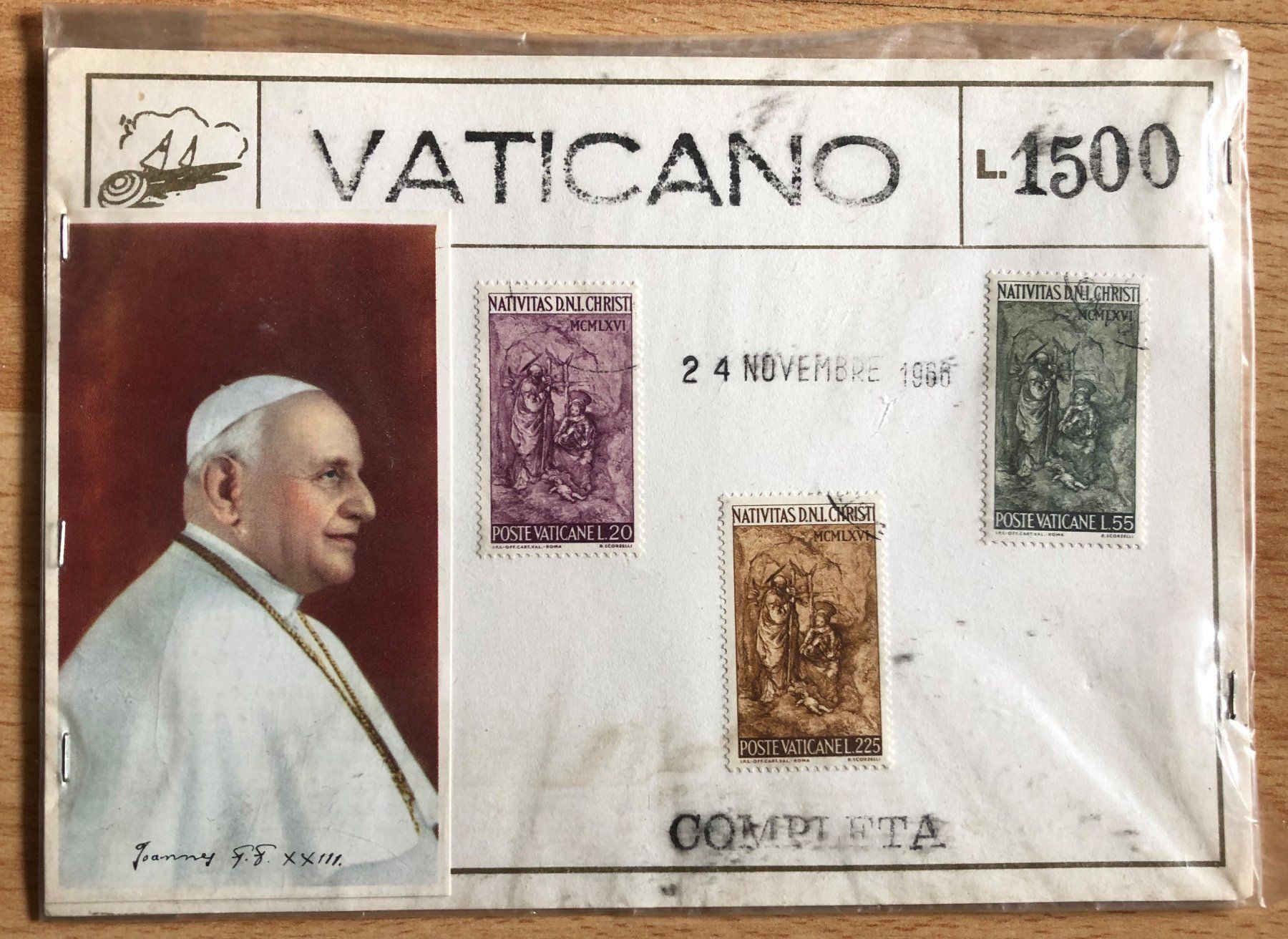 Alle Briefmarken: Briefmarken Vaticano 1966 – Neu und originalverpackt aus Basel von Adler61