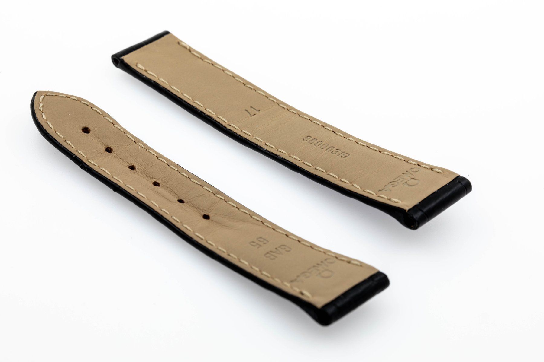 Bracciali & Braccialetti: Omega black alligator strap 17mm NEW – Nuovo (secondo la descrizione) da Epalinges venduto da bracelet123 1