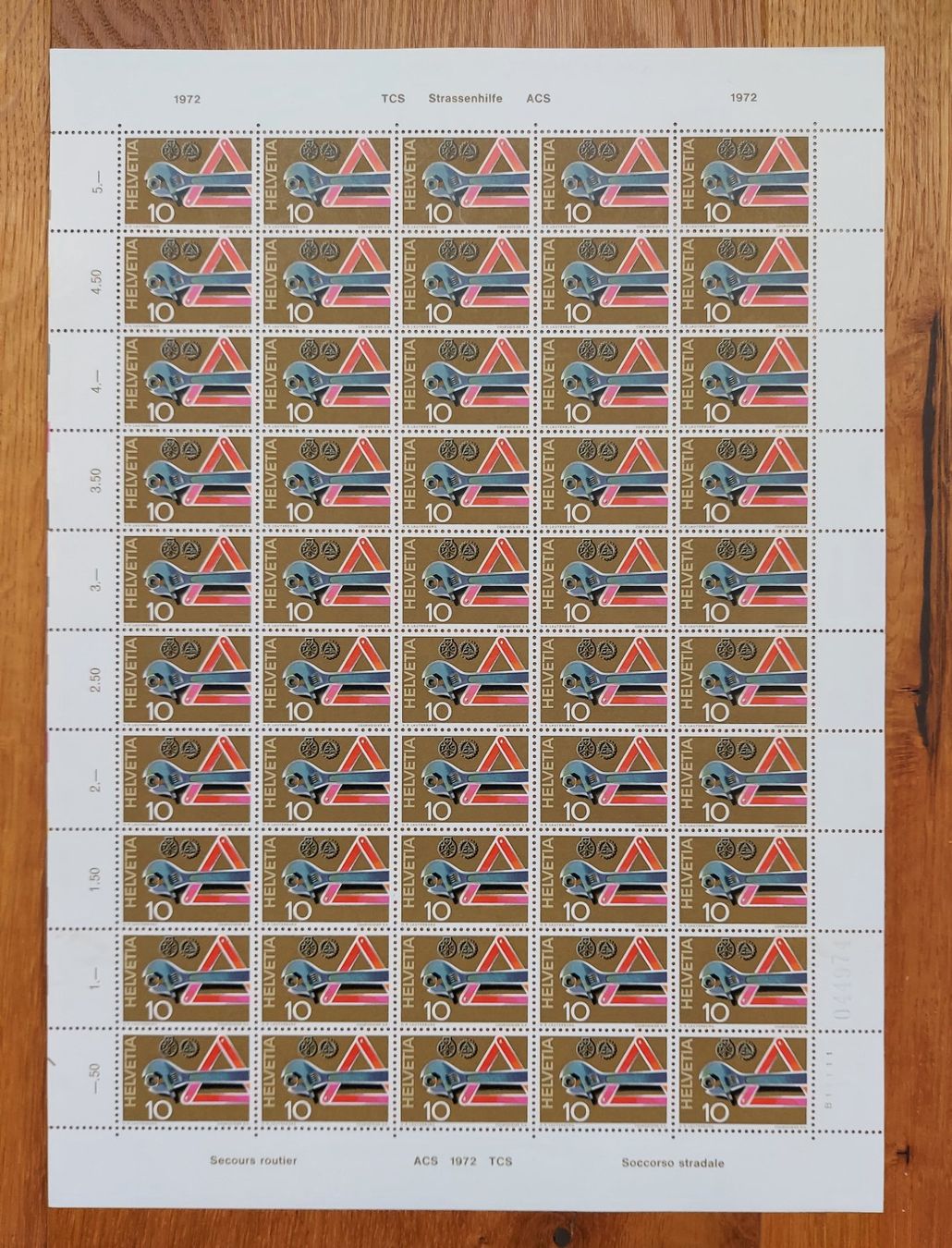 Tutti i francobolli: Postfrisch, gültige Schweizer Frankatur, Briefmarkenbogen – Nuovo e nell'imballaggio originale da Heiden venduto da ber_b77f