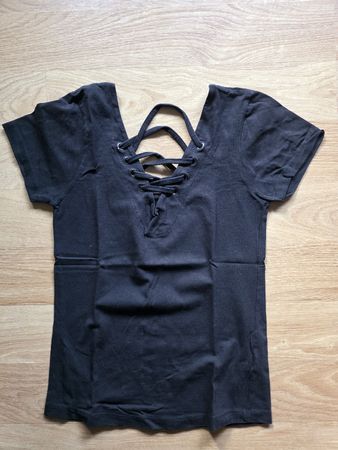 T-shirt noir taille S