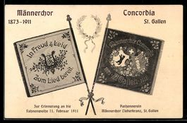St. Gallen, Fahnenweihe vom Männerchor 