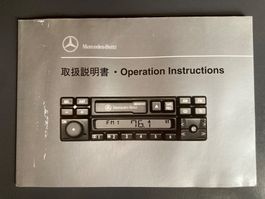 Mercedes Benz Autoradio MANUAL english japanese