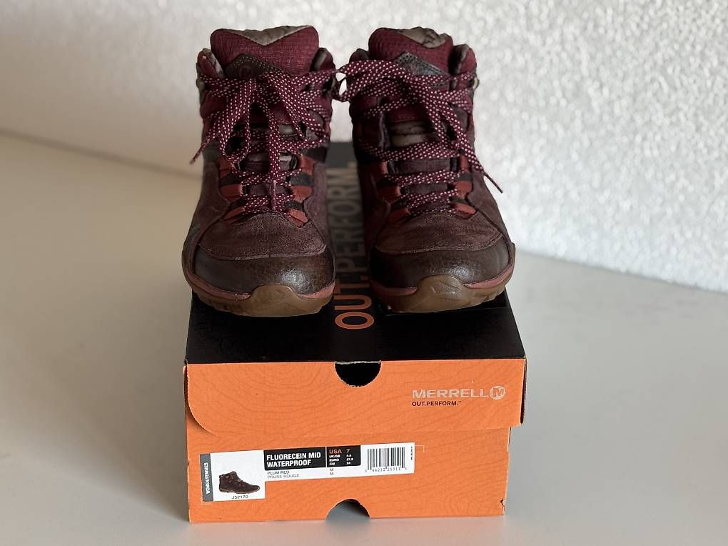 Merrell Scarpe da donna: Wanderschuh Merrell, Dunkelrot, Gr. 37.5 – Usato da Belp venduto da mar_d6w8 4