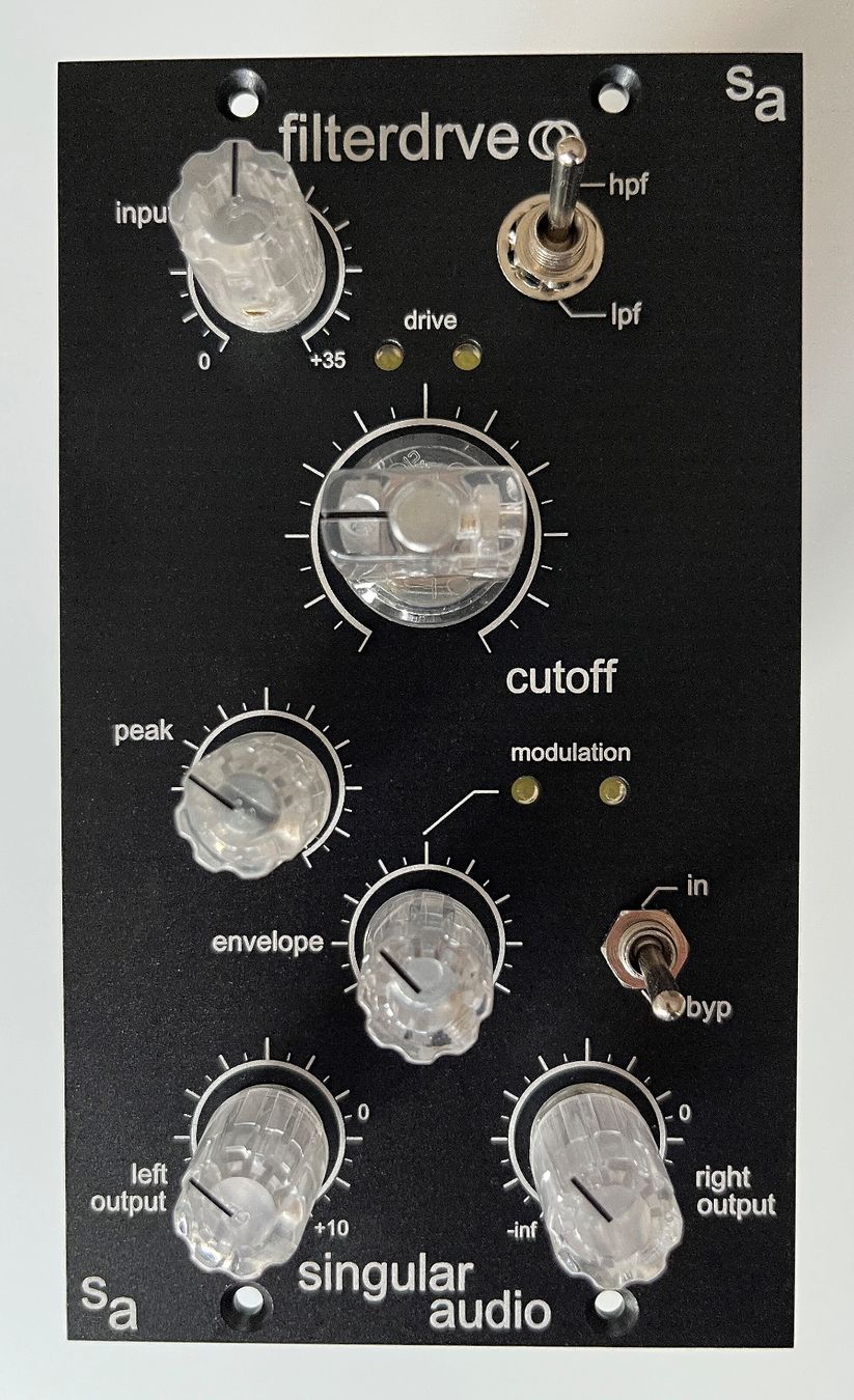 Equalizzatori: Singular Audio Filterdrve - MS20 stereo filter 500 series – Usato da Basel venduto da CBassReflex