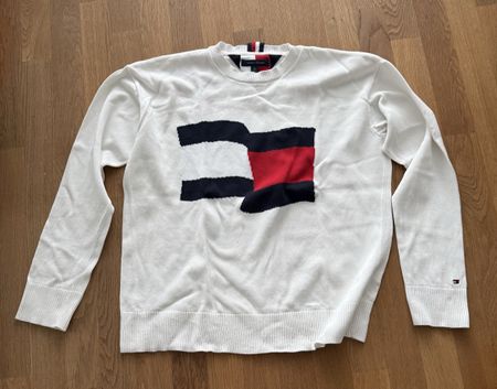Tommy Hilfiger Pullover weiss, Grösse M, sehr guter Zustand!