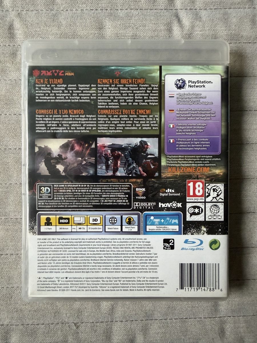 Sony Giochi: Killzone 3 für PS3 – Usato da Thunstetten venduto da Virus_33 2