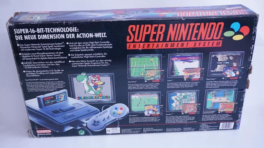 Nintendo Giochi: Super Nintendo SNES in OVP mit Super Mario World – Usato da Schaffhausen venduto da thugNme 1