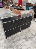 USM Haller Sideboard 2x3 Graphitschwarz Top Zustand