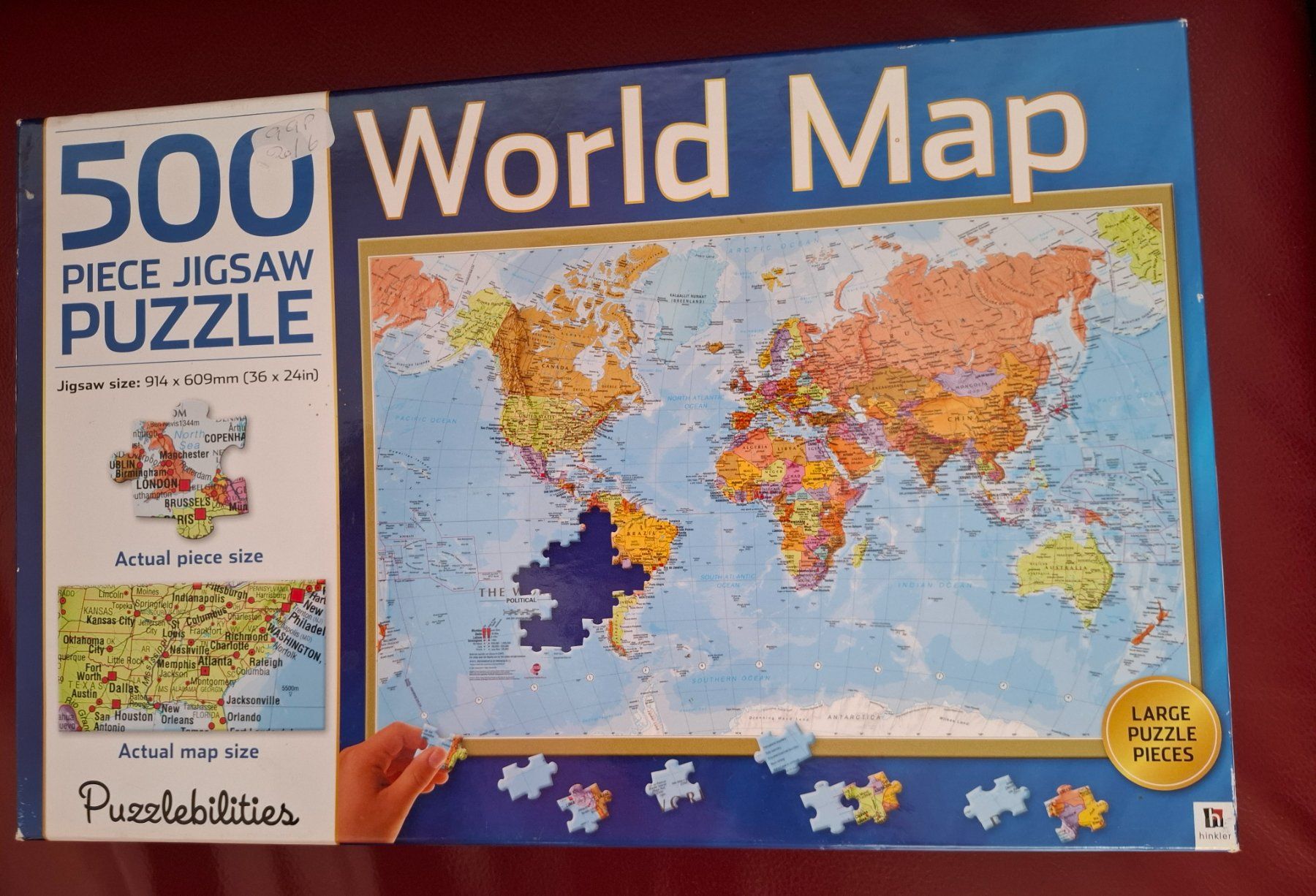 Puzzle: Weltkarte Puzzle – Usato da Hinterkappelen venduto da Schampus