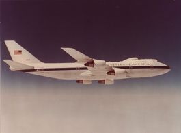 Pressefoto E-4B USAF auf Kodak Fotopapier