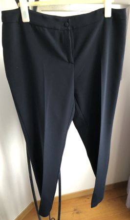 Wie neu Marina Rinaldi blau Hose pantalon bleu taille 46