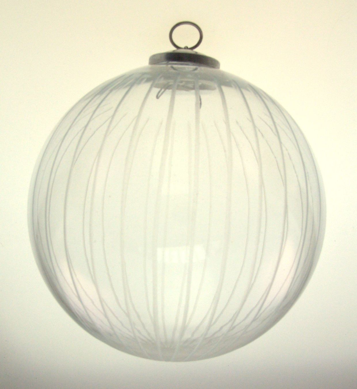 Tutte le decorazioni: alte massiv geschliffene grosse Weihnachtskugel Glas 20 cm – Usato da Langenthal venduto da Antik_Huesli 1